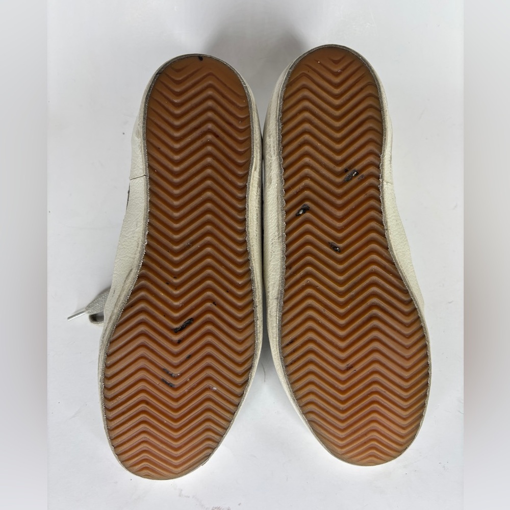 Golden Goose Green/Gold velour midstar Sneakers Silver Star Size 36 US 6 - Picture 15 of 16